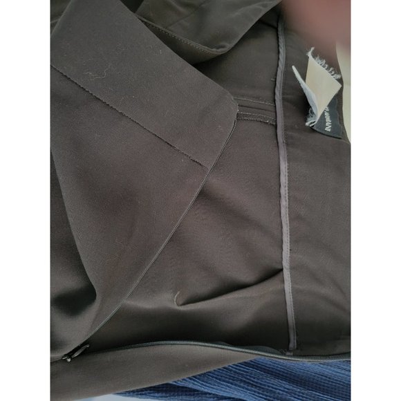 Giorgio Armani Chocolate Brown Wool dress pants trousers size 10 - Picture 9 of 10